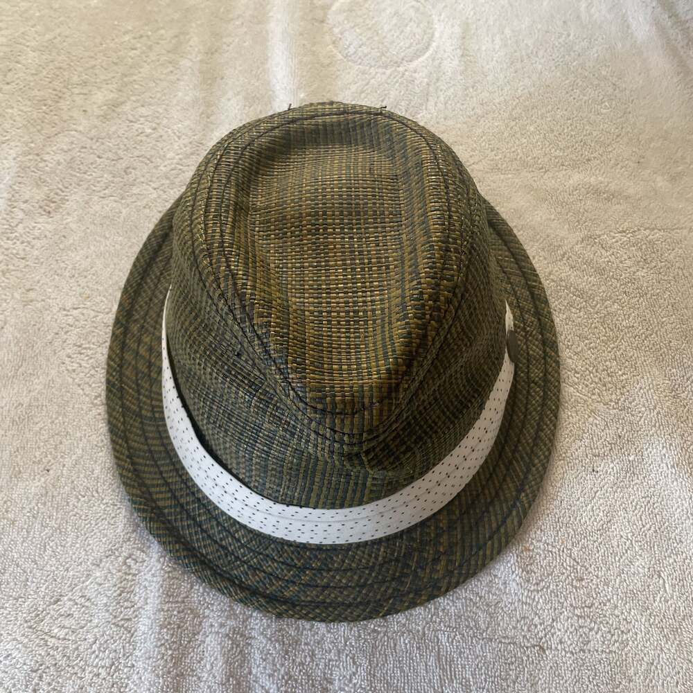 The Goorin Bros. Straw Fedora Hat Size L USA